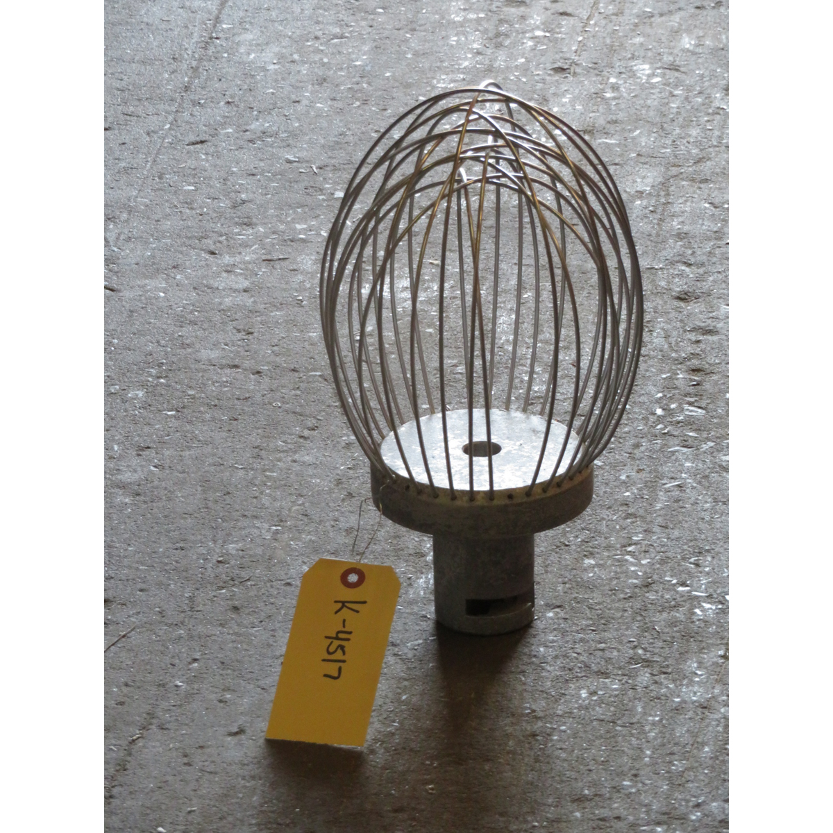 Univex 1020095 20 Qt Stainless Steel Wire Whip, Used Excellent Condition