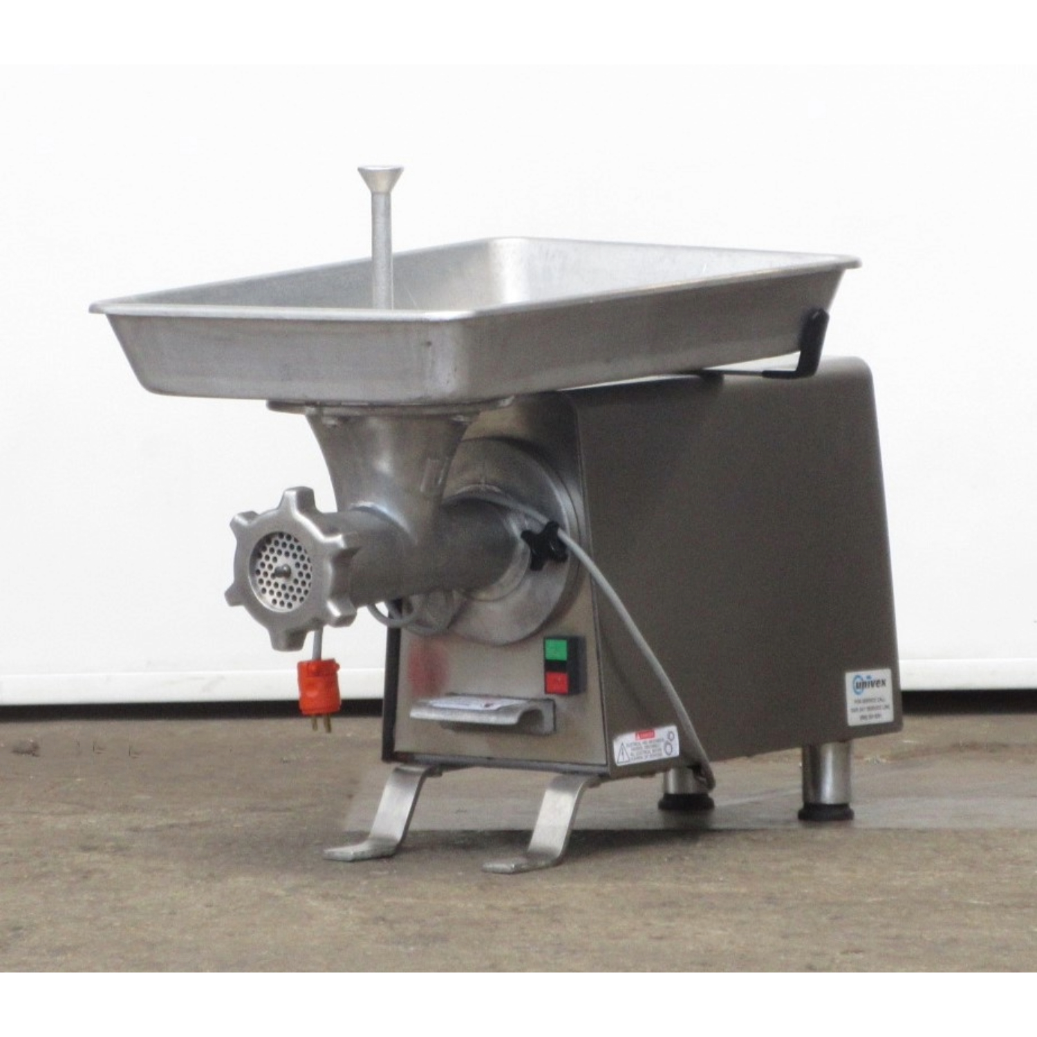 Univex MG22 Countertop 1 HP Meat Grinder, Used Excellent Condition