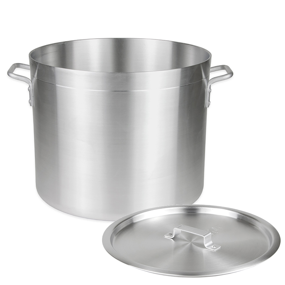 Update International Aluminum Stock Pot with Cover, 32 Quart