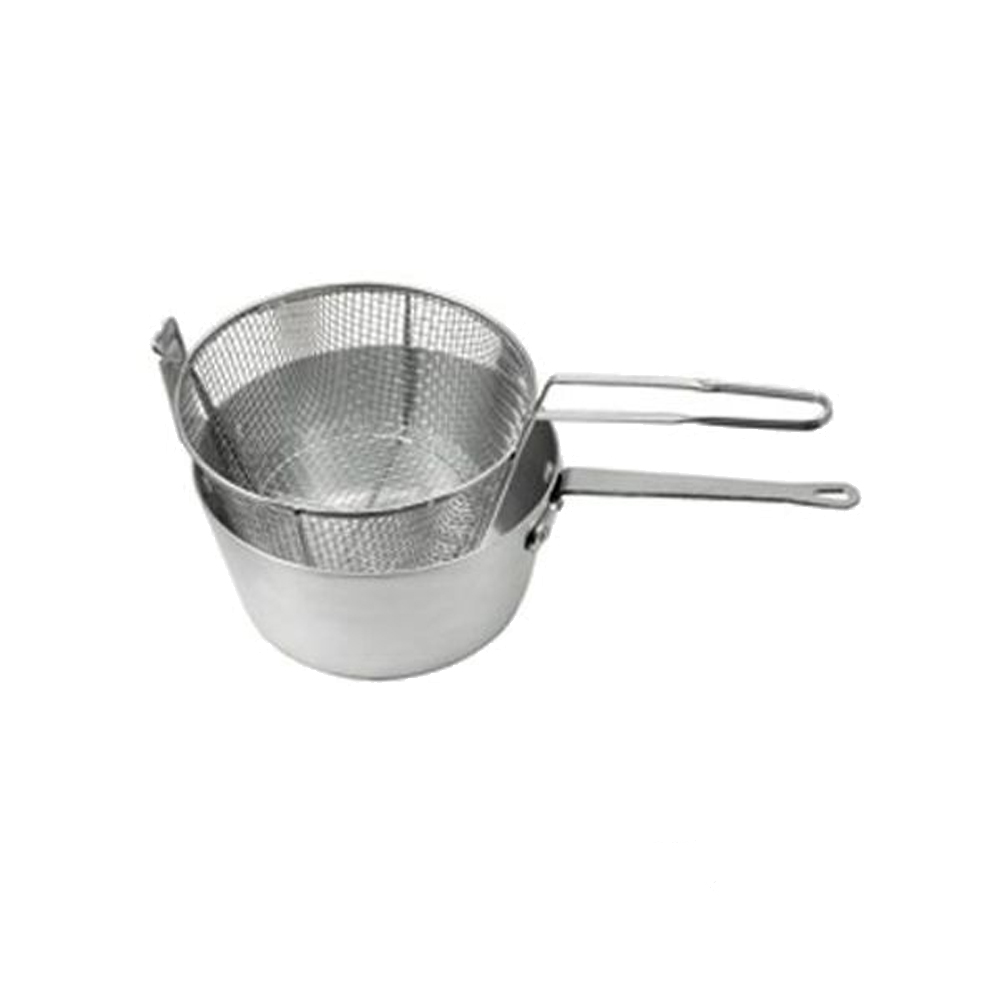 Update International Fryer/Pasta Combination Pot and Basket, 7 Qt