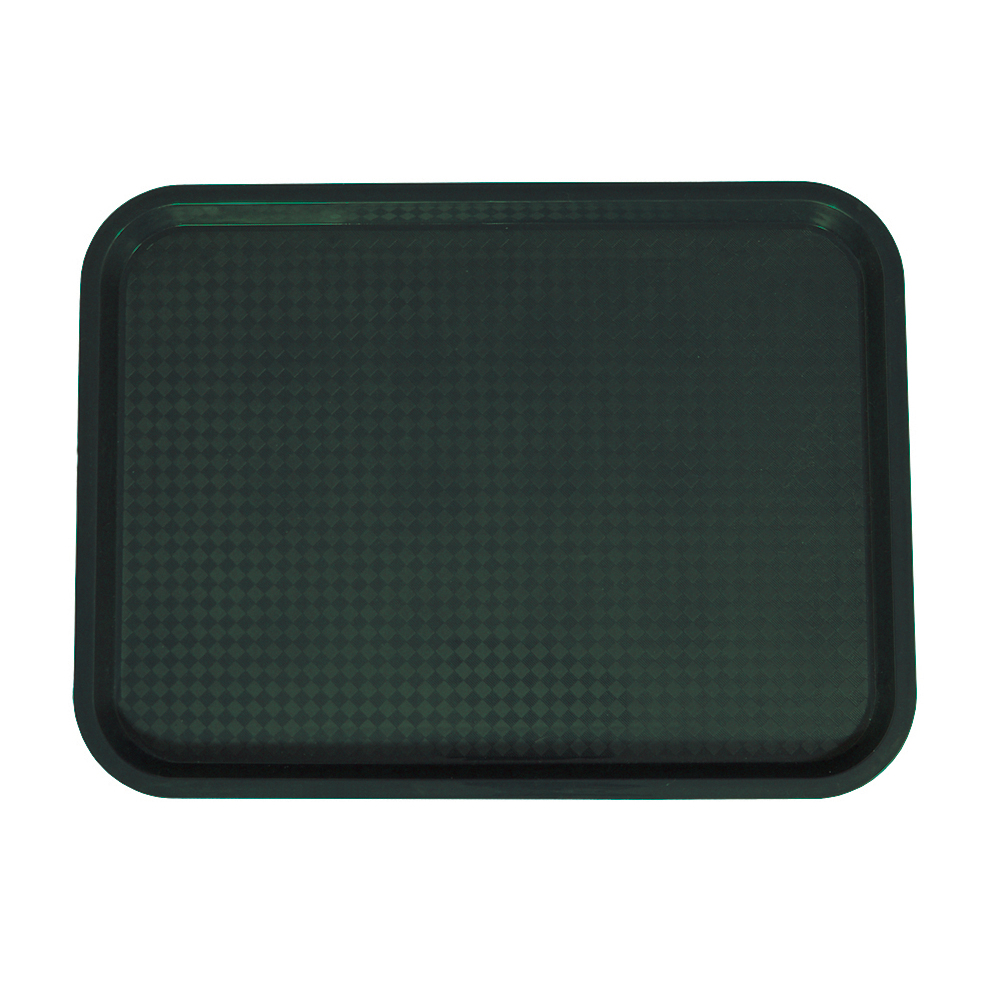 Update International Green Fast Food Tray, 12" x 16"