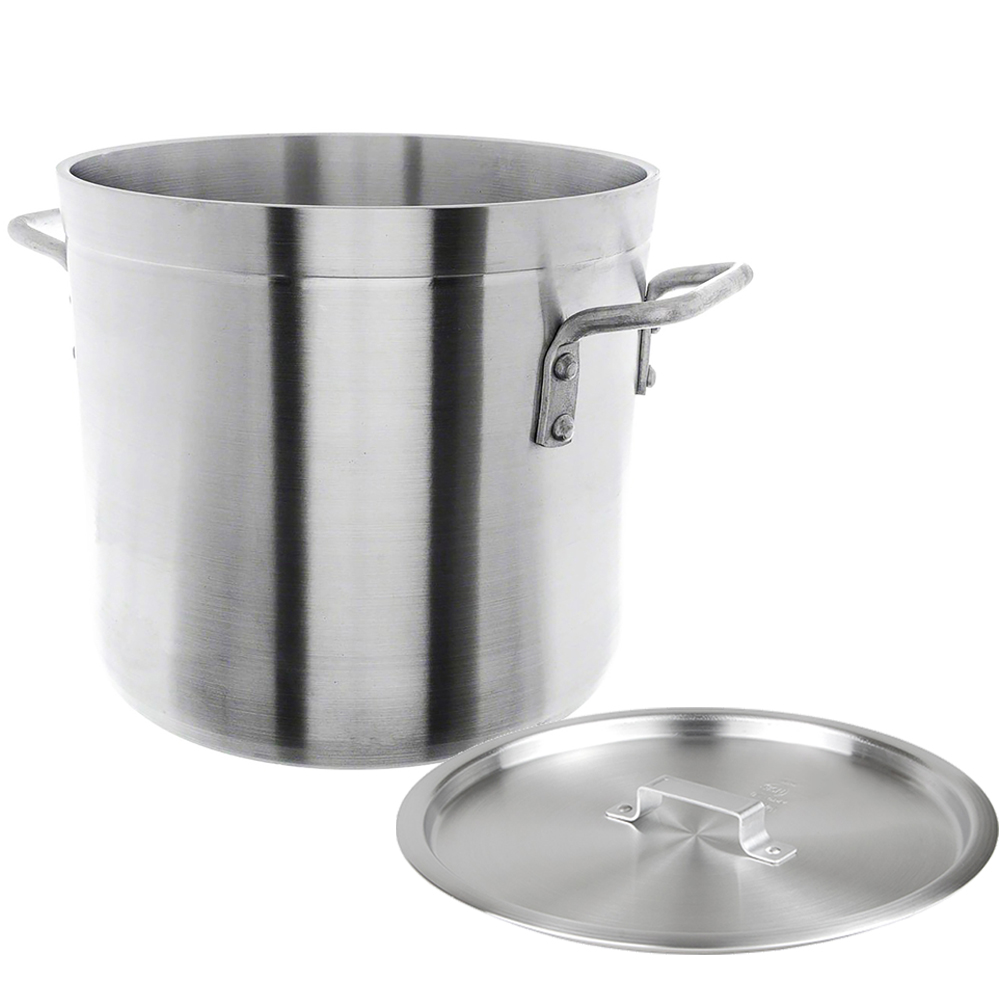 Update International Heavy Duty Aluminum Stock Pot with Cover, 60 Quart