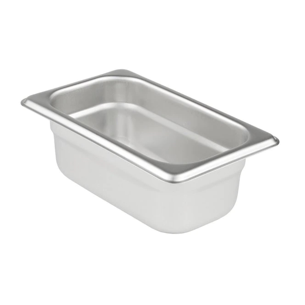 Update International Ninth Size Anti-Jam Steam Table Pan, 2-1/2" Deep