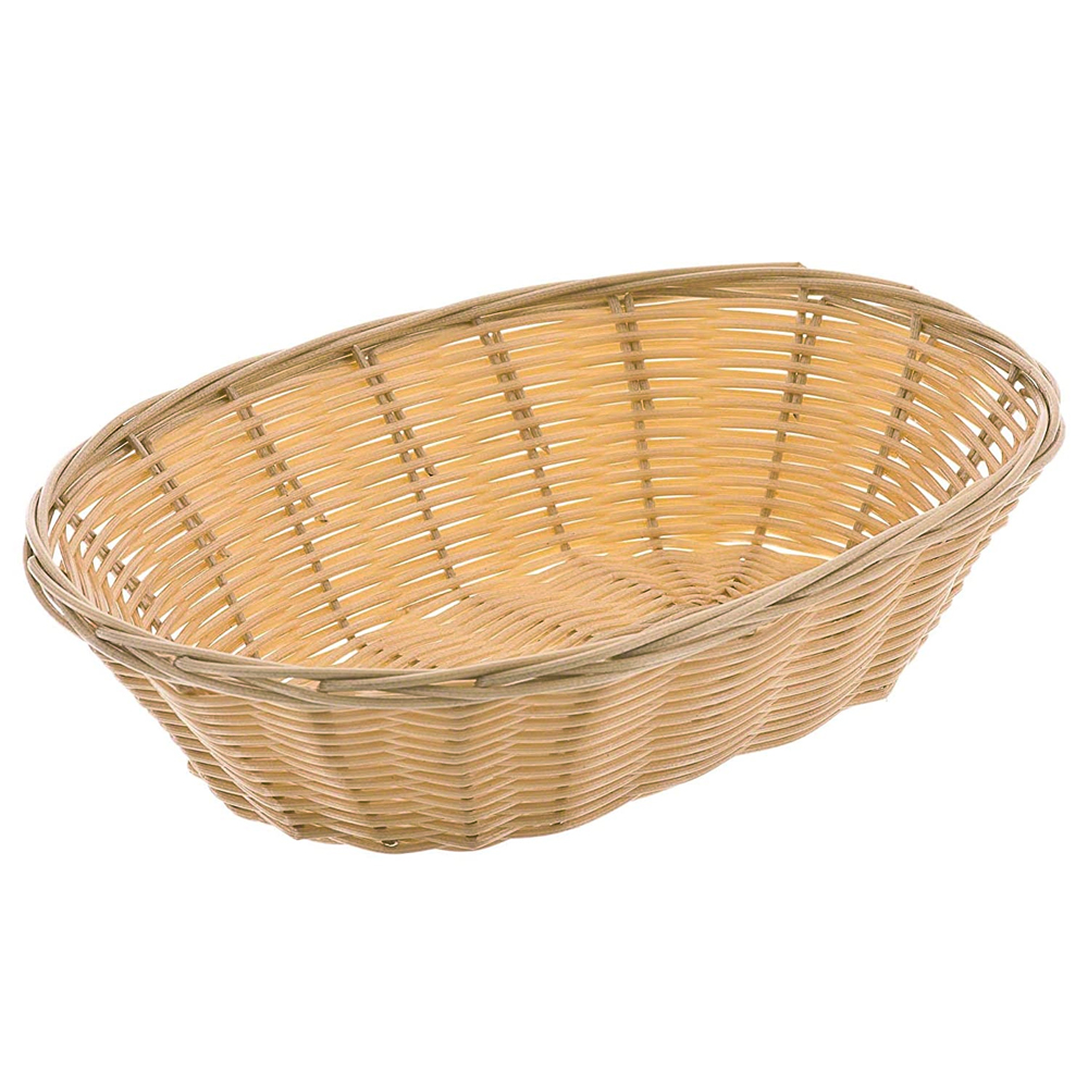 Update International Oval Woven Basket, 9" x 7" - Pack of 72