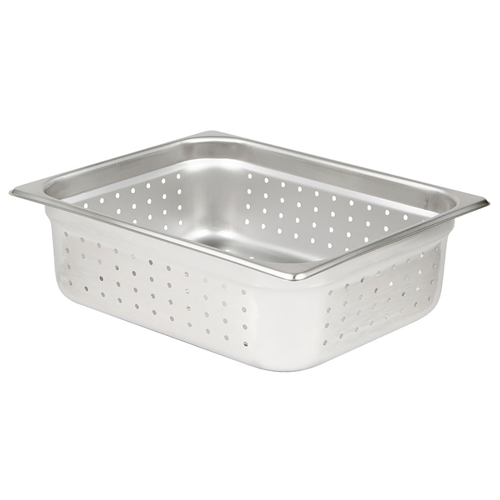 Update International Perforated Half Size Steam Table Pan, 6" Deep