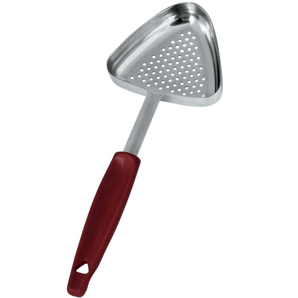 Update International One Piece Heavy Duty  Perforated Portion Controller, 8 oz., Red Handle