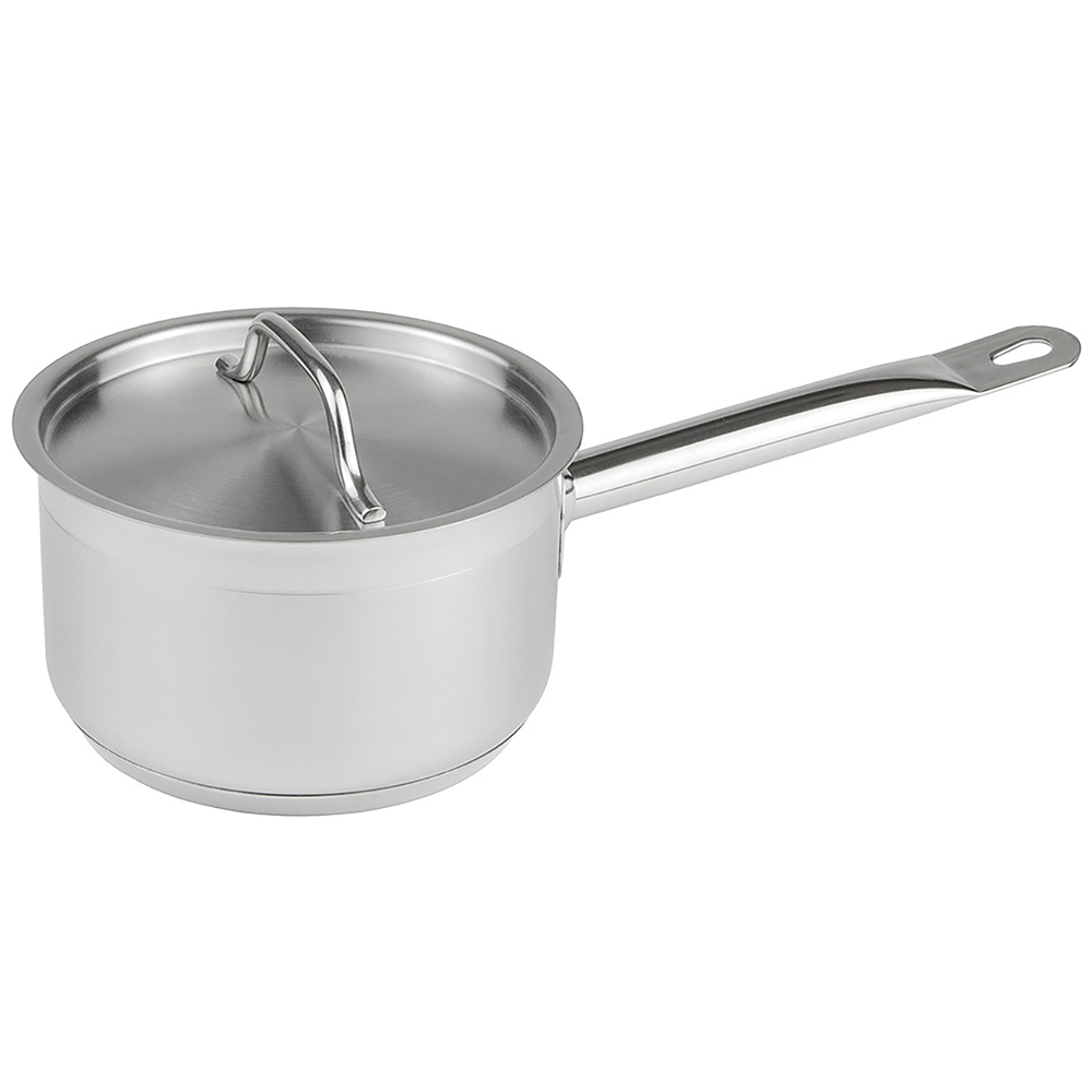 Update International SSP-3 Stainless Steel Sauce Pan with Cover, 3.5 Quart