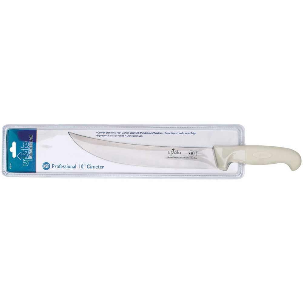 Update International Stainless Steel Cimeter Knife, Blade -  Case of 6