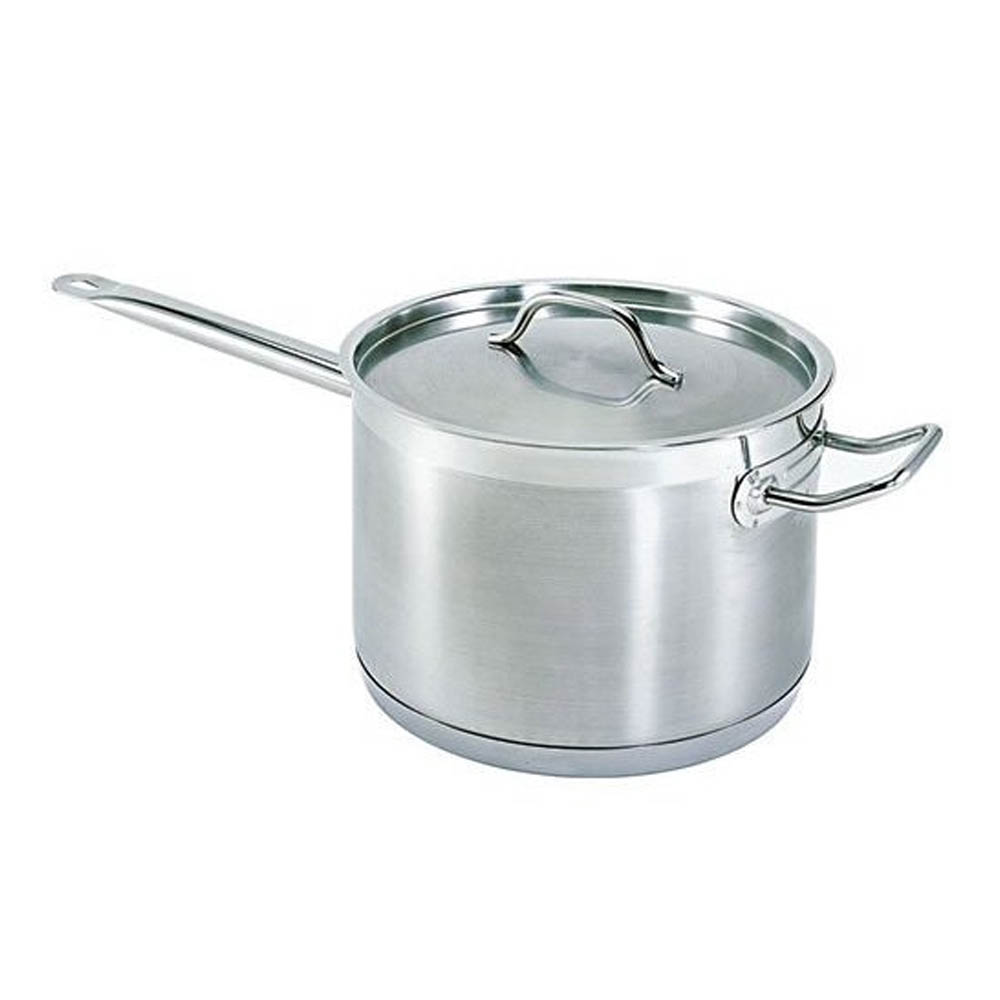 Update International Stainless Steel Sauce Pan with Cover, 7.6 Quart