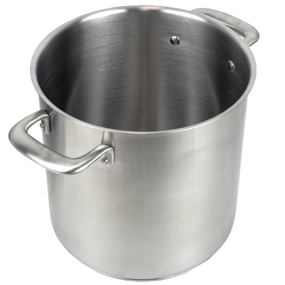 Update International Stainless Steel Stock Pot, 12 Quart