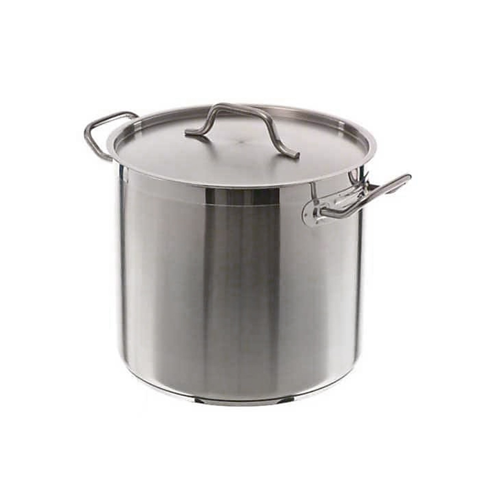 Update International Stainless Steel Stock Pot with Cover