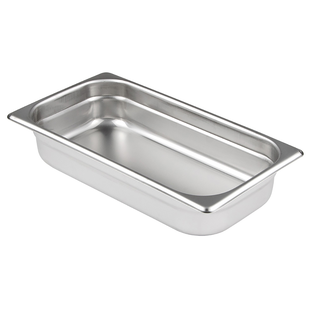 Update International Third Size Anti Jam Steam Table Pan, 2-1/2" Deep