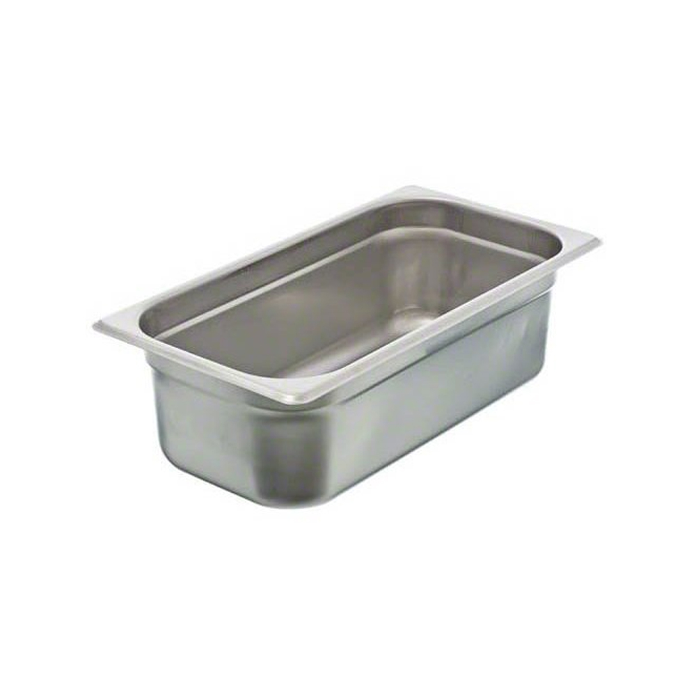 Update International Third Size Anti-Jam Steam Table Pan, 4" Deep