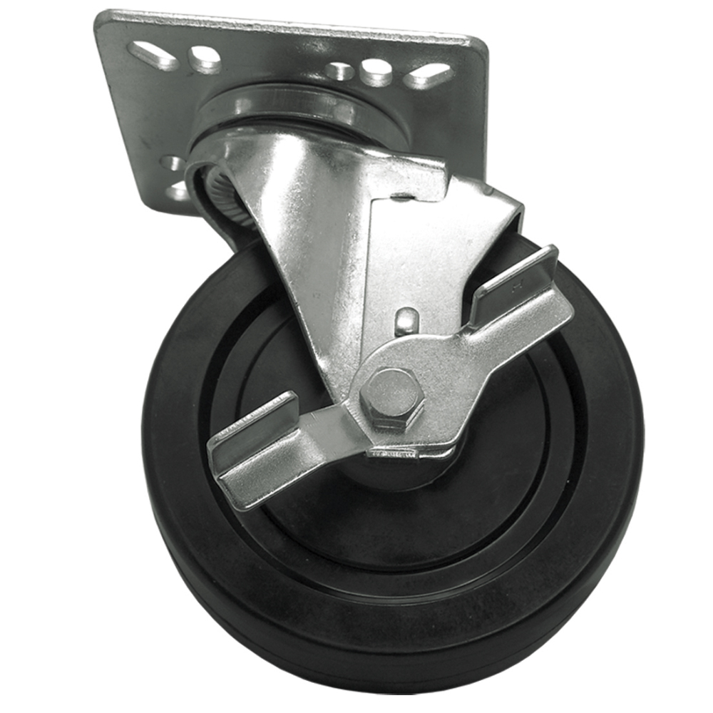 Update International Universal Locking Plate Caster, 5"