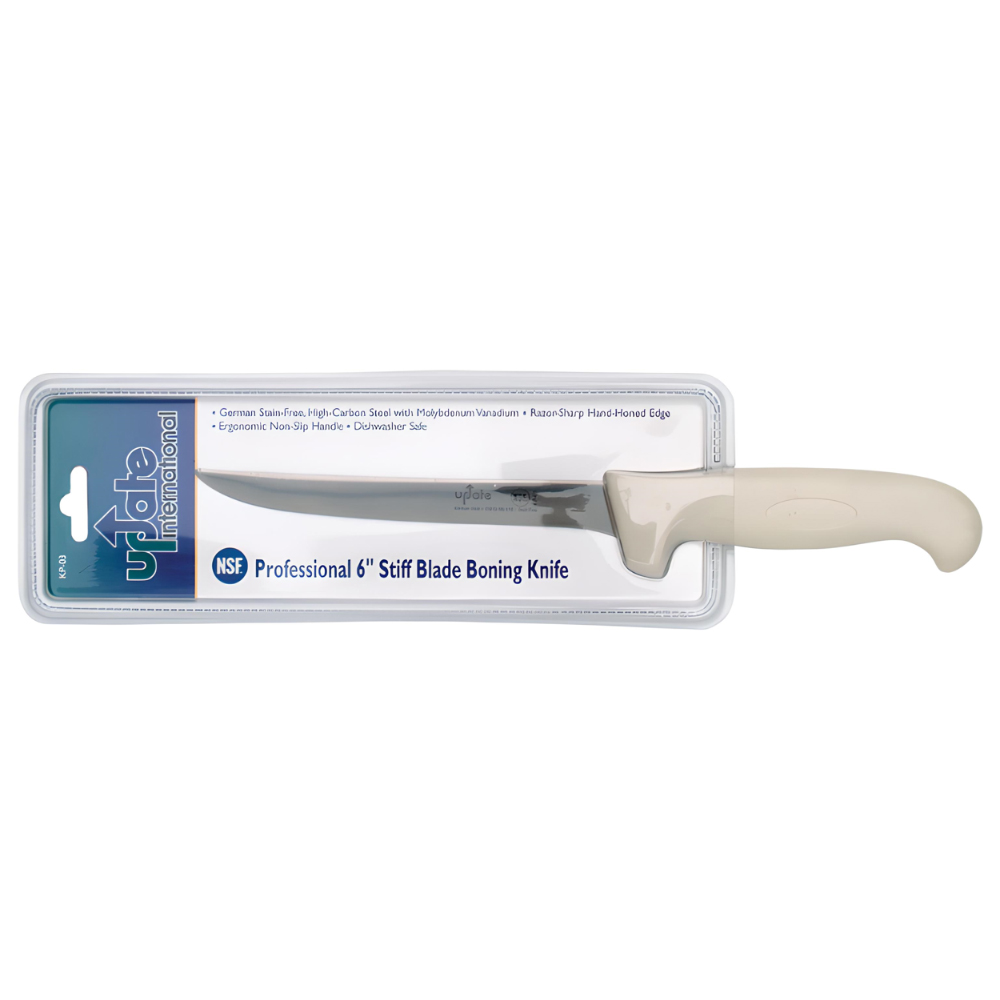 Update International White Boning Knife, 6" Blade 