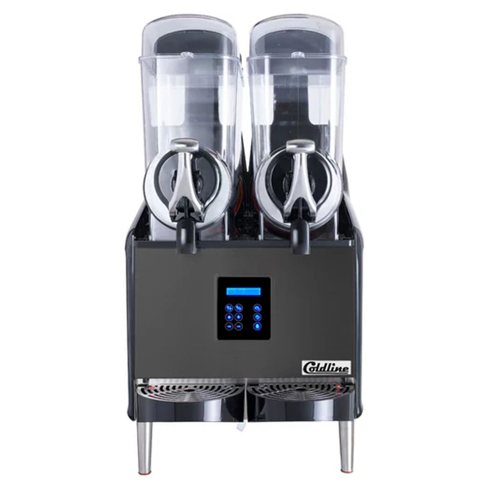 USR Brands Double 2 Bowl Pourover Granita Slush Machine, 6.4 Gallon