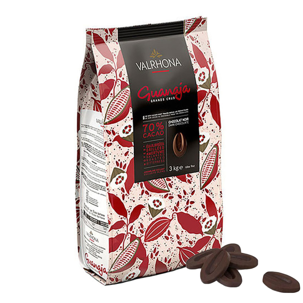 Valrhona Dark Guanaja 70% Feves, 3 Kgs.