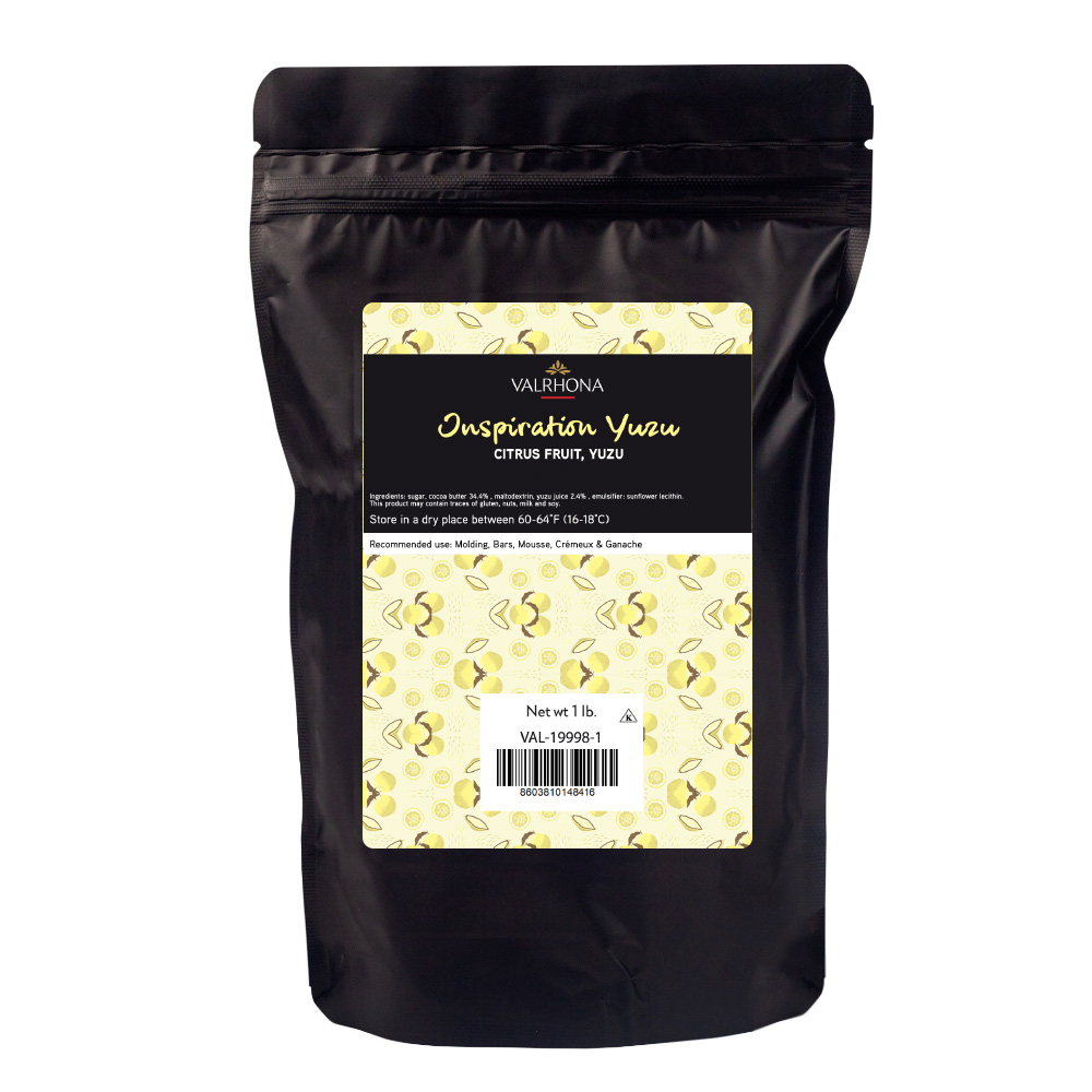 Valrhona Inspiration Yuzu Feves, 1 Lb.