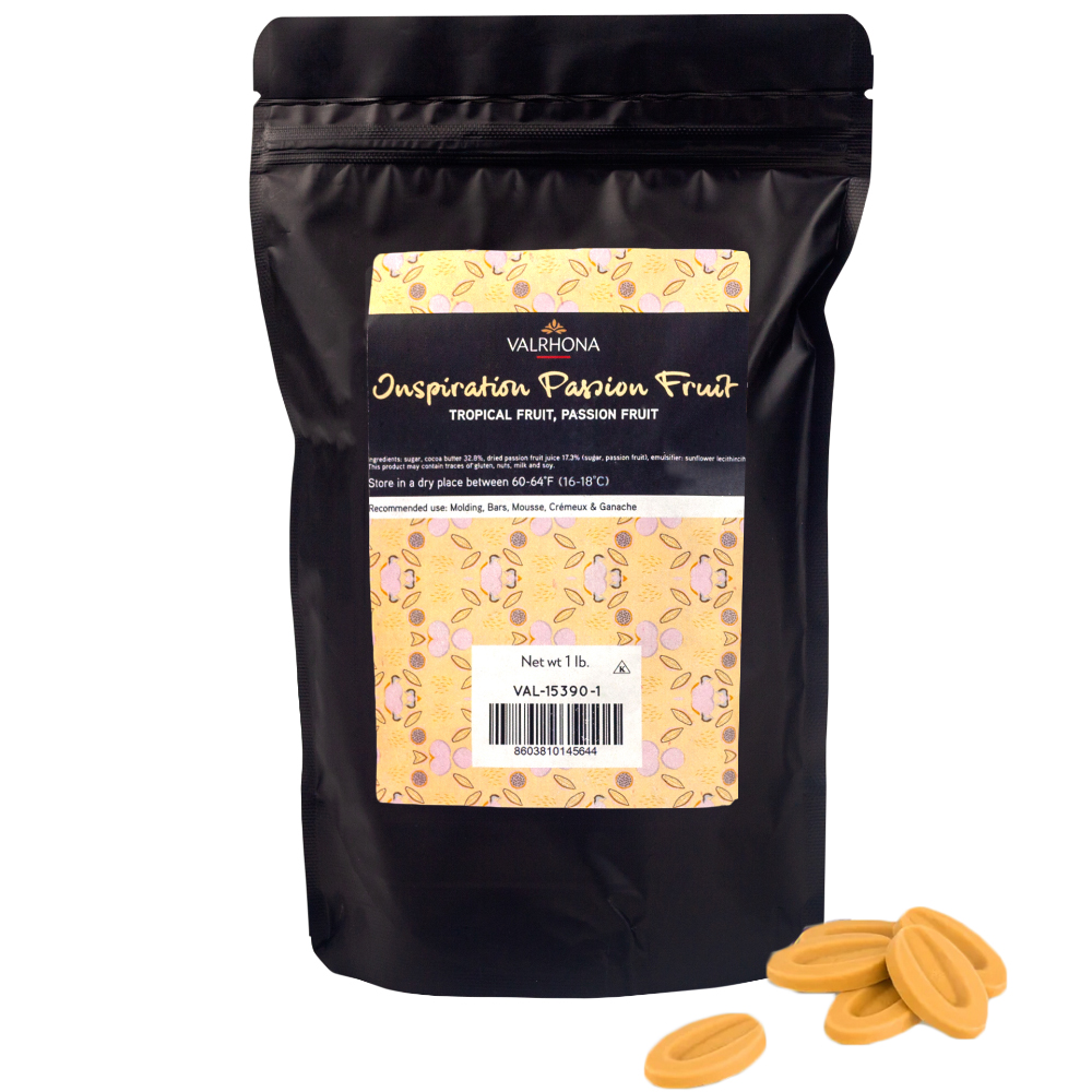 Valrhona Passion Fruit Inspiration Feves, 1 Lb.