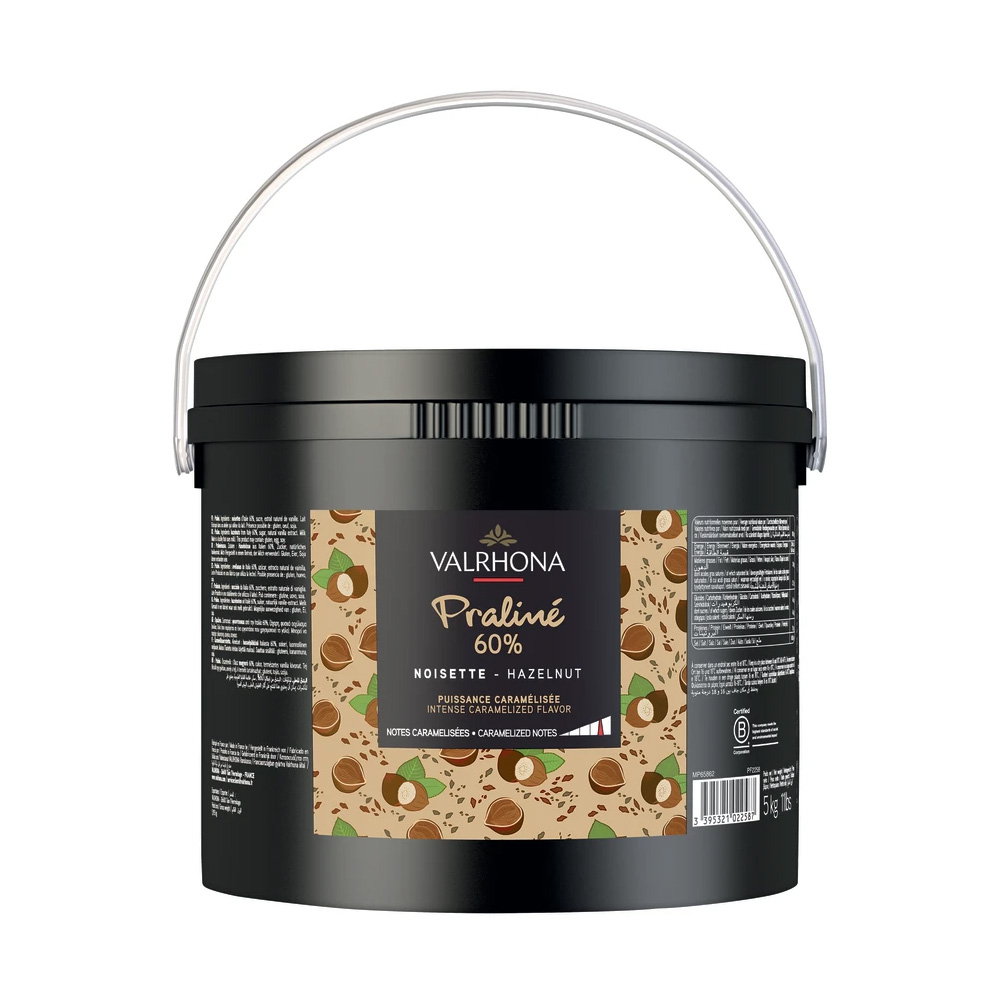 Valrhona Praline Hazelnut 60% Caramelized, 5 Kgs.