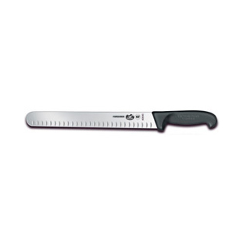 Victorinox 40645 Wide RB Slicer 12in Granton 1.5in Black Fibrox (40645)