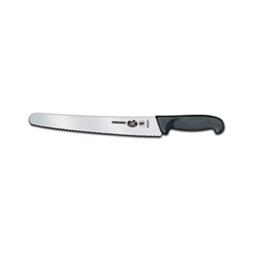 Victorinox 47547 10-1/4-Inch Wavy Bread Knife, Black Fibrox Handle (40547)