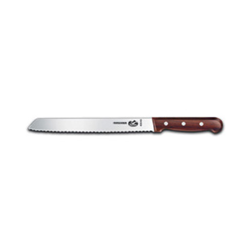 Victorinox 8-Inch Wavy Edge Bread Knife, Rosewood Handle (40049)