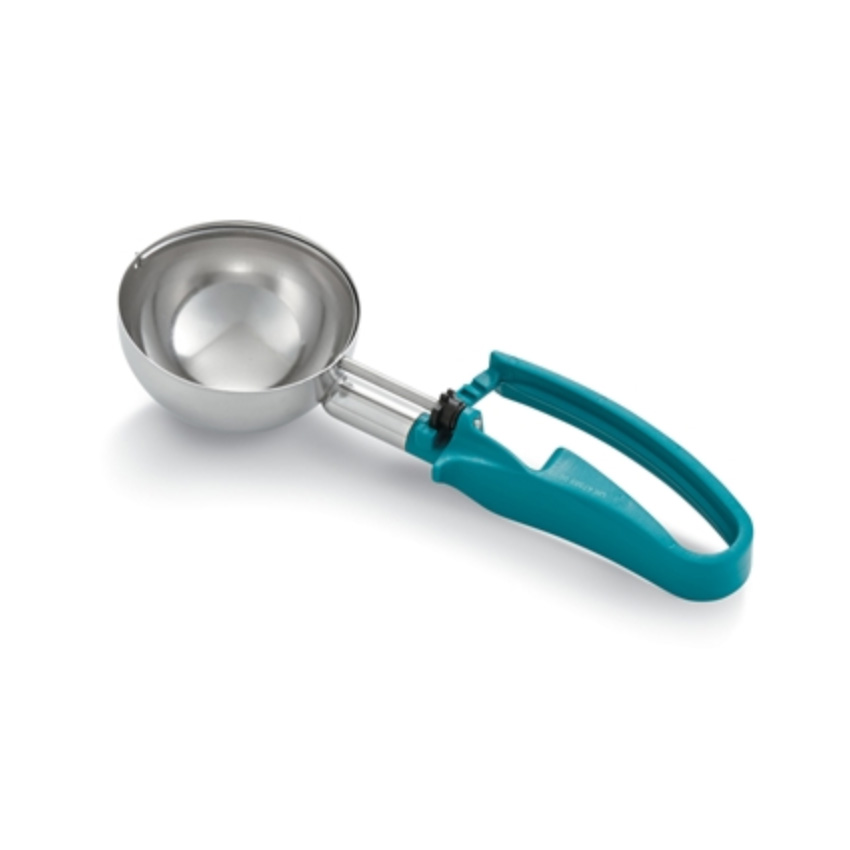Vollrath Disher with Stainless Scoop & Teal Handle - #5
