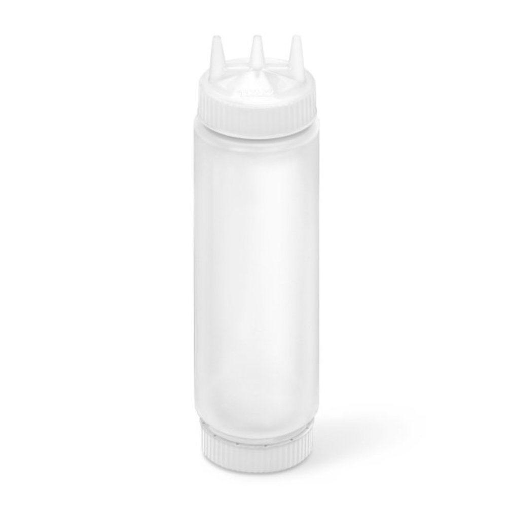 Vollrath FIFO Clear Tri Tip Squeeze Bottle, 24 oz.