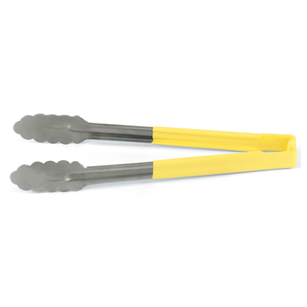 Vollrath Kool Touch Color-Coded Tongs 12"  Yellow