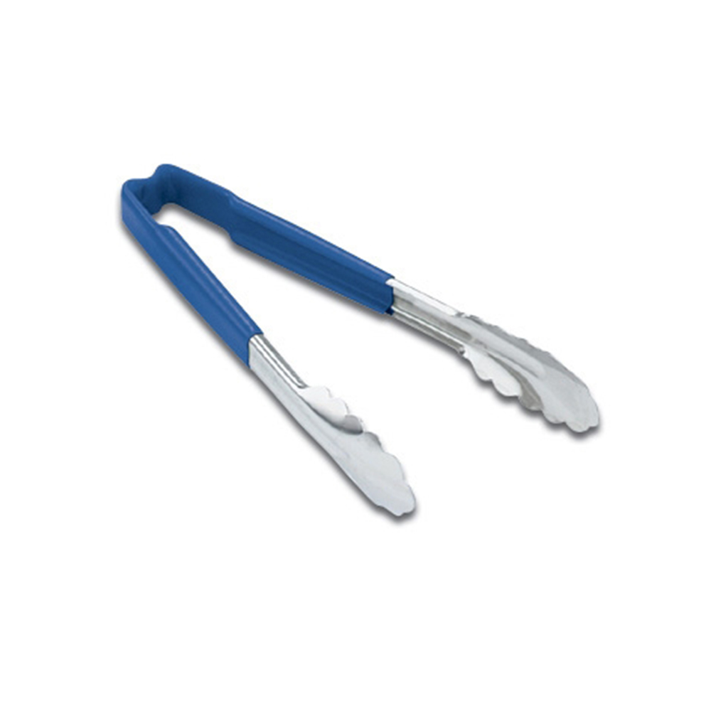 Vollrath Kool Touch Color-Coded Tongs 12"  Blue