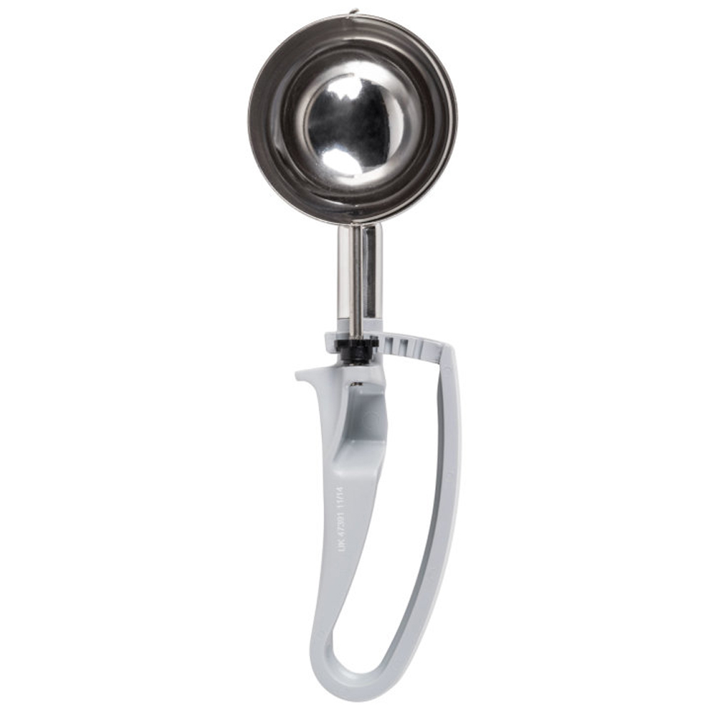 Vollrath Stainless Steel Disher with Gray Handle, #8