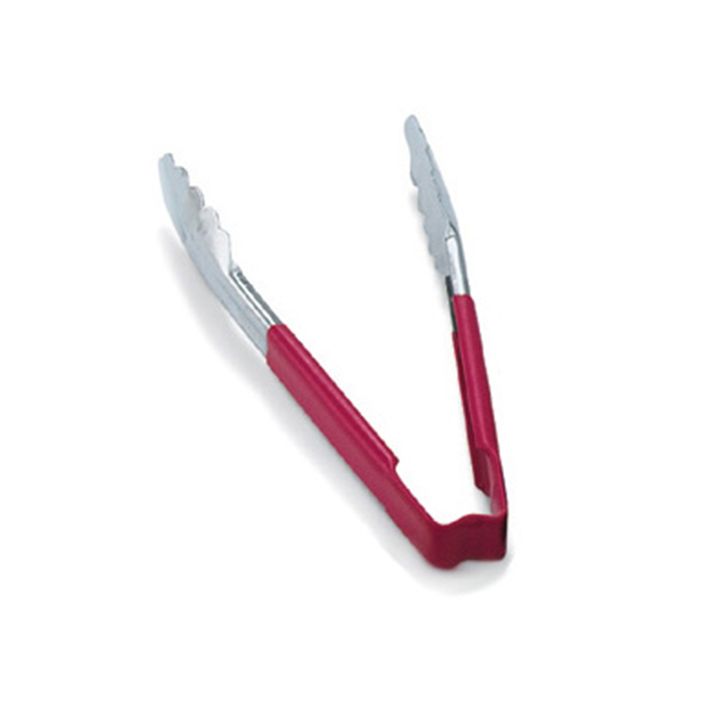 Vollrath Utility Tongs 9.5"  Red