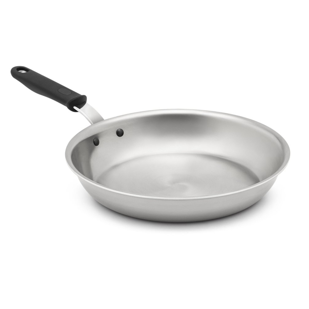 Vollrath Wear Ever Aluminum Fry Pan with Silicone Handle, 14" Diameter