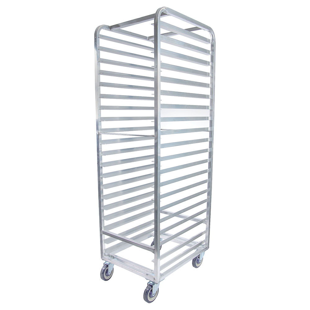 Vollum 20 Tier Aluminum Front Loading Bun Pan Rack