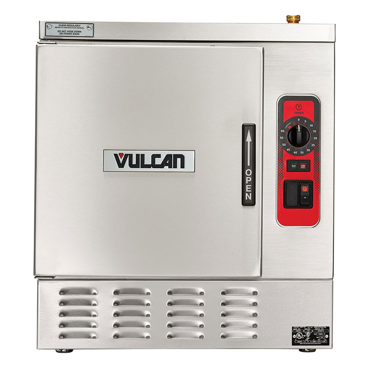 Vulcan C24EA5 PLUS Countertop Convection Steamer, (5) 12 x 20-in Pans, Manual, 208/3 V