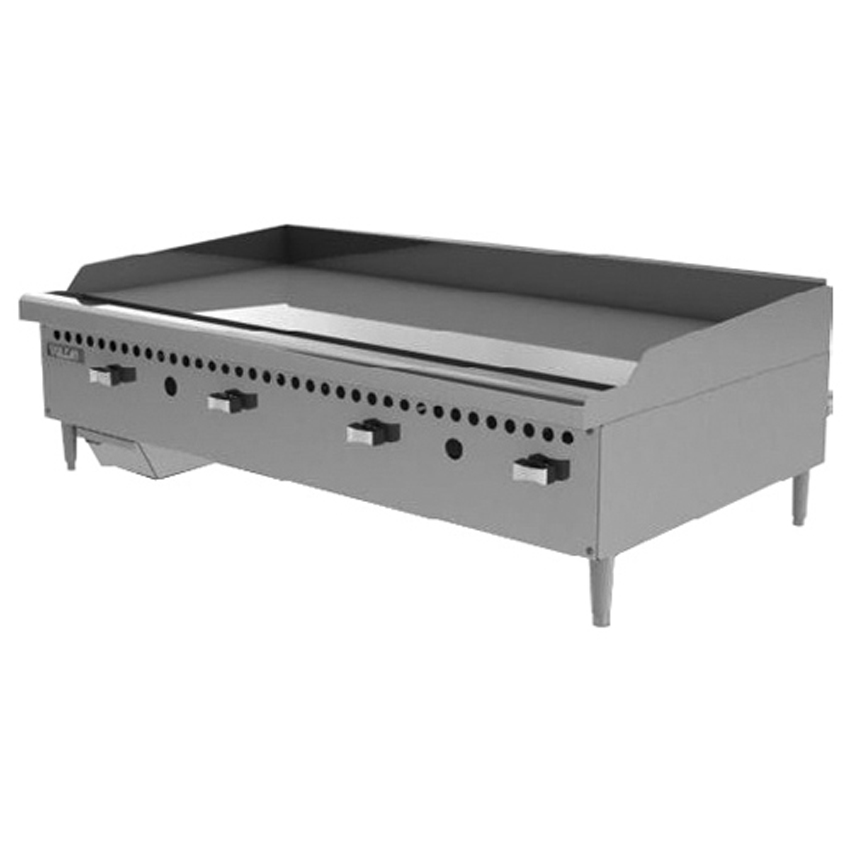 Vulcan VCRG48-M Series Restaurant Gas Griddle - 48"W x 20-1/2"D Griddle Plate