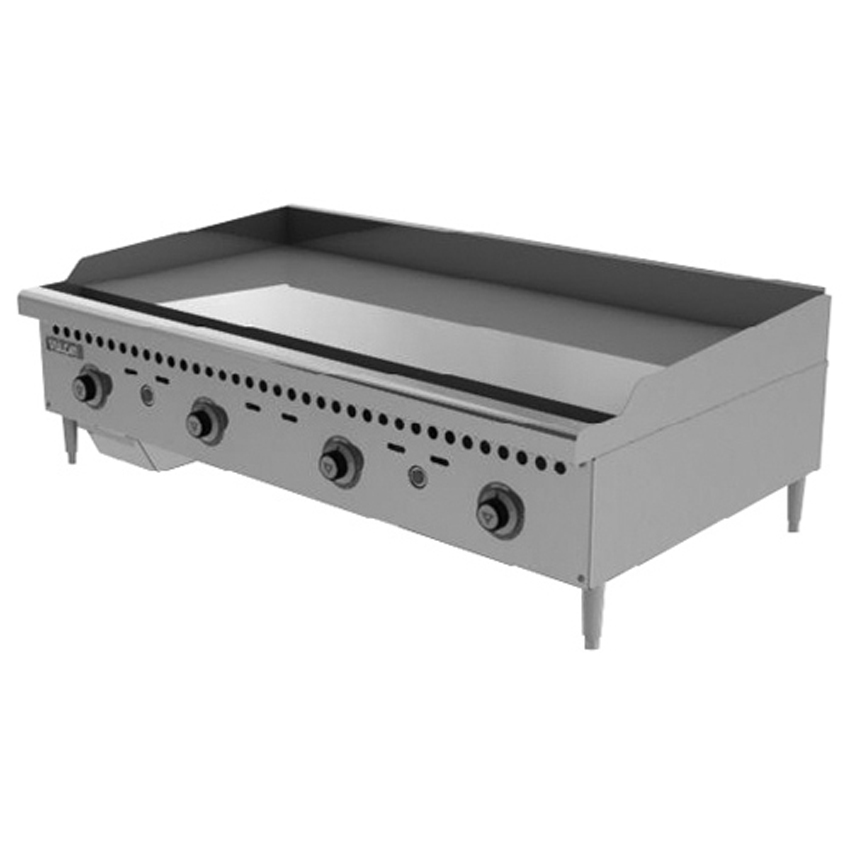 Vulcan VCRG48-T VCRG-T Series Restaurant Gas - 48" W x 20-1/2" D Griddle Plate