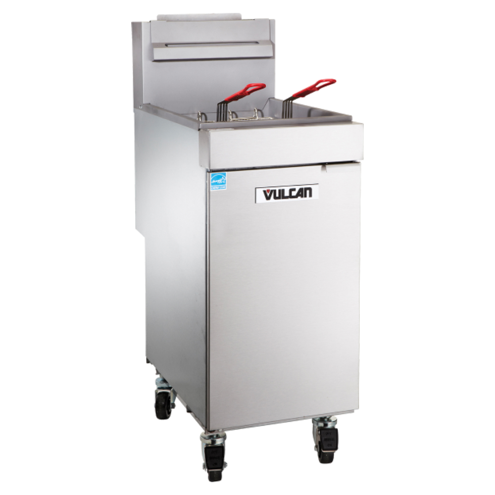 Vulcan VEG50 Free Standing Gas Fryer, 50 Lbs. Oil Capacity