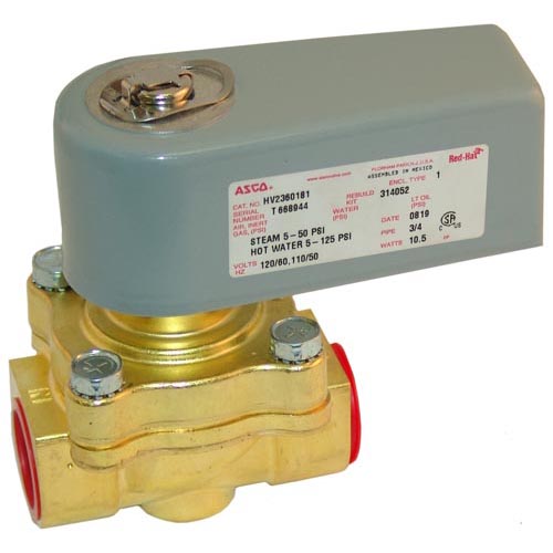 Water Solenoid Valve; 3/4"; 120V