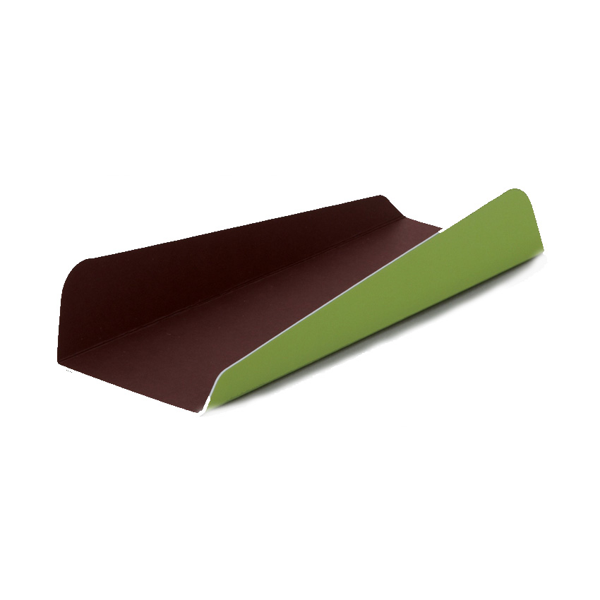 Welcome Home Brands Brown/Green Rectangular Cake Presentation Plate - Pack of 100