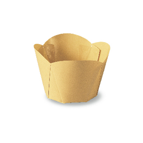 Welcome Home Brands Cream Tulip Disposable Paper Baking Cup, 1.7 Oz, Dia. x High, Case of 500