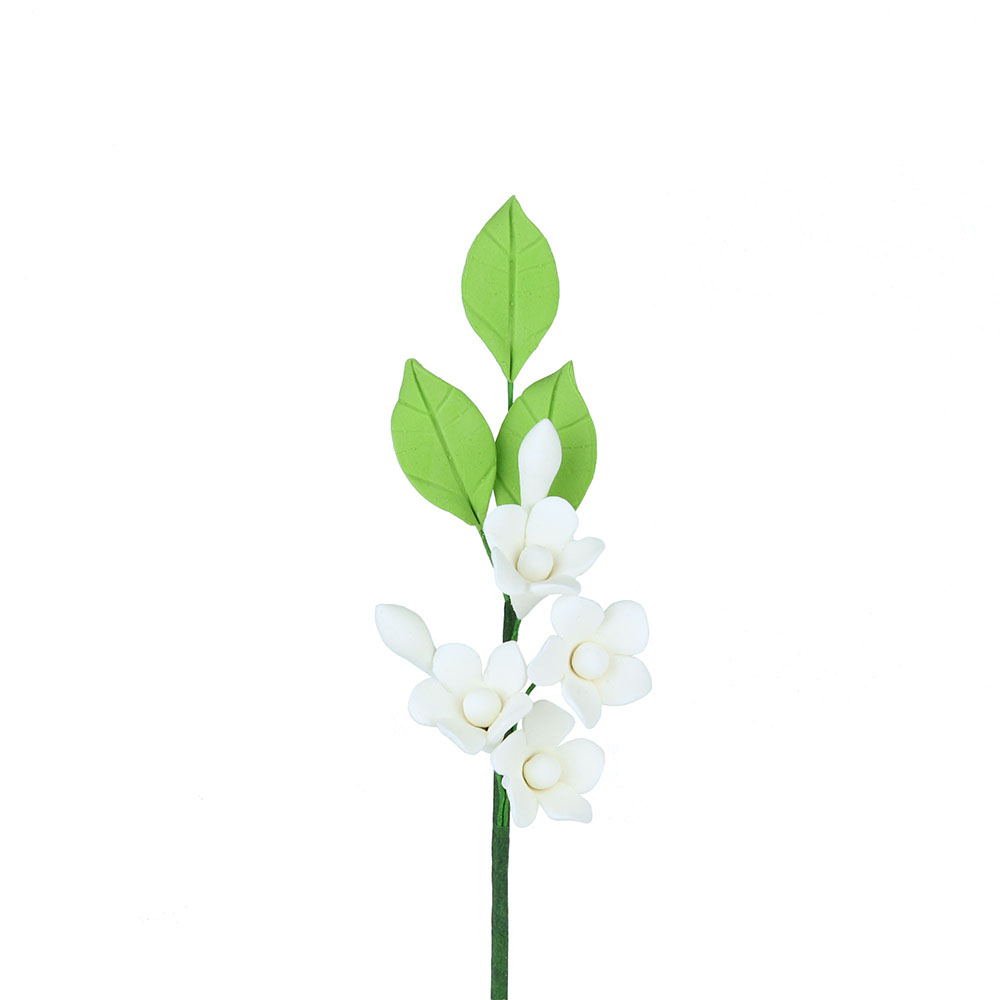 White Asian Stephanotis Fillers Gumpaste Flowers - Set of 3