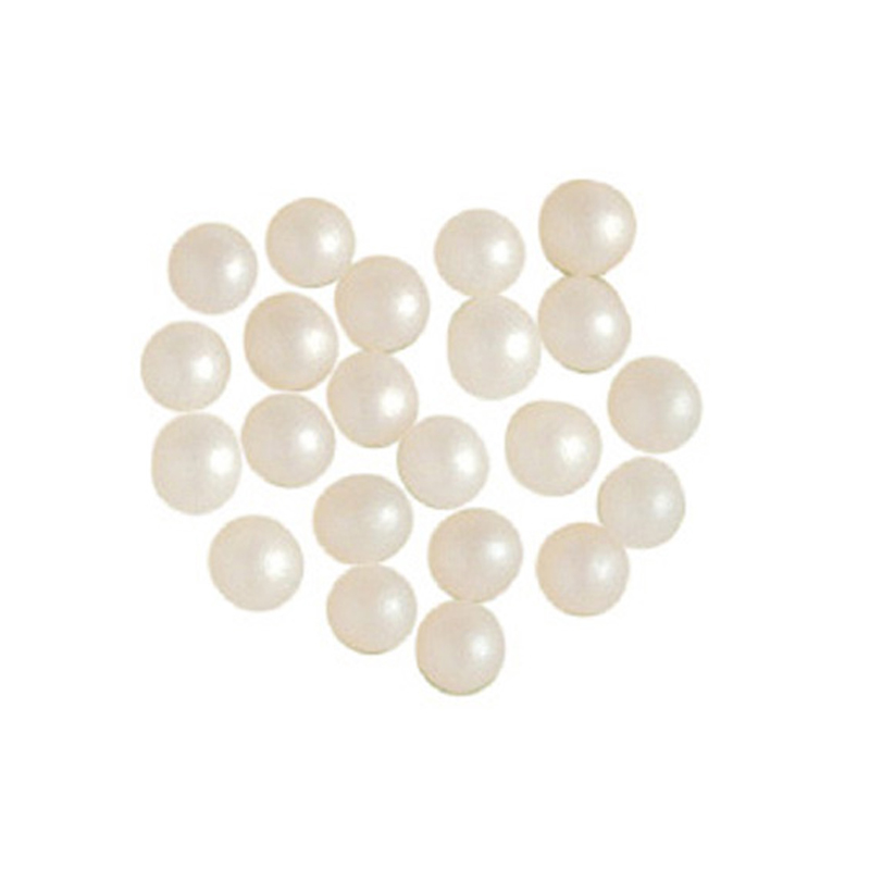 White Edible Sugar Pearls Decoration Balls 6mm