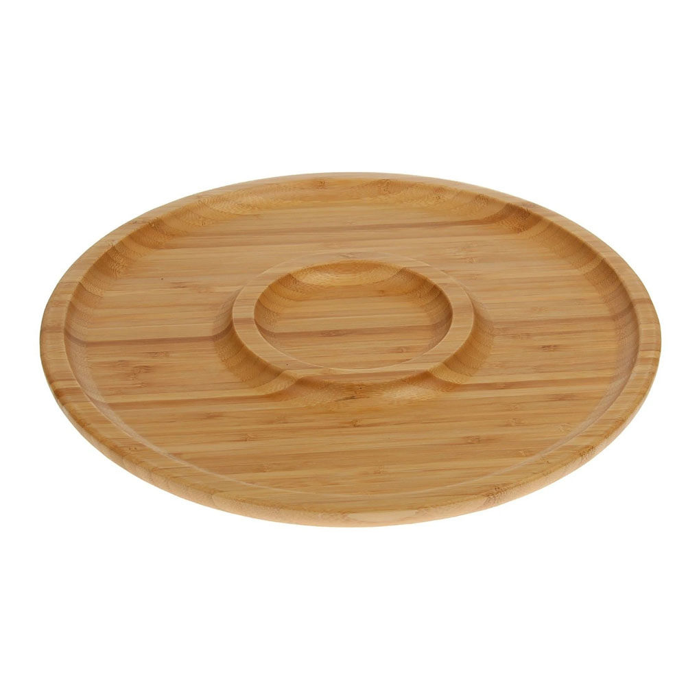 Wilmax WL-771047/A Bamboo 2 Section Platter 10" (25 CM)