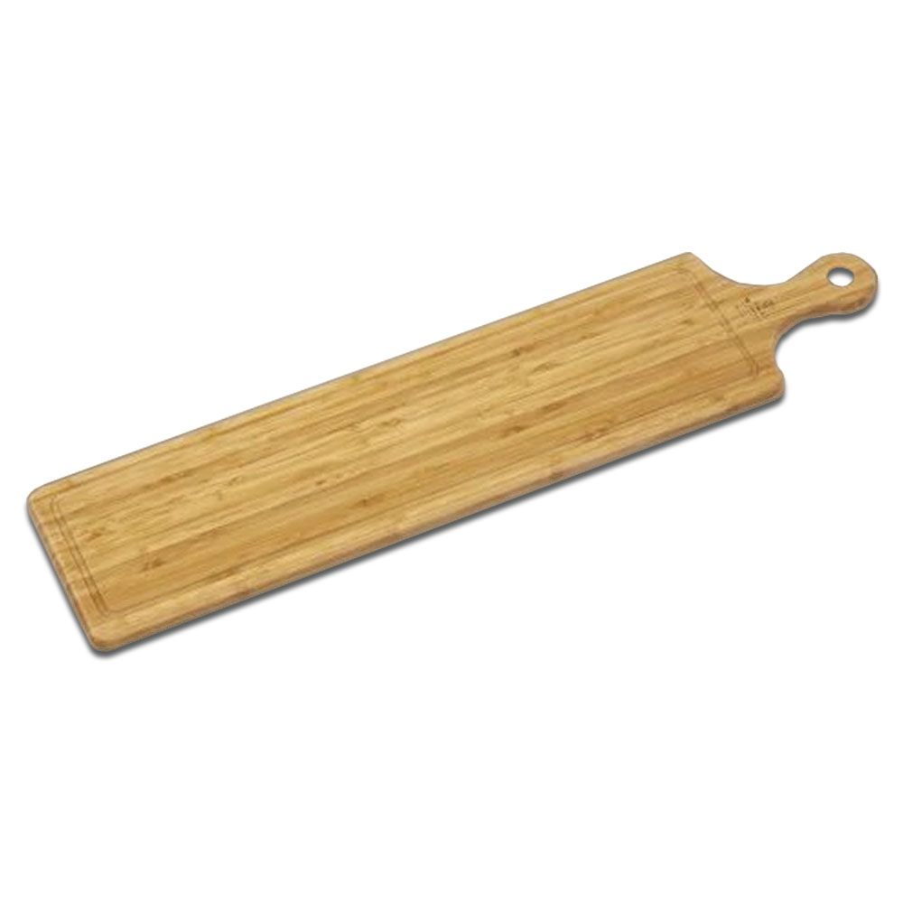 Wilmax WL-771132/A Natural Bamboo Long Serving Board with Handle, 26" x 5.9" (66 x 15 Cm)