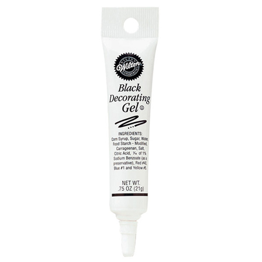 Wilton Black Tube Decorating Gel Icings & Gels