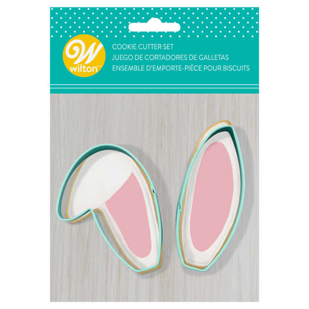 Wilton Bunny Ears Cookie Cutters, Set of 2