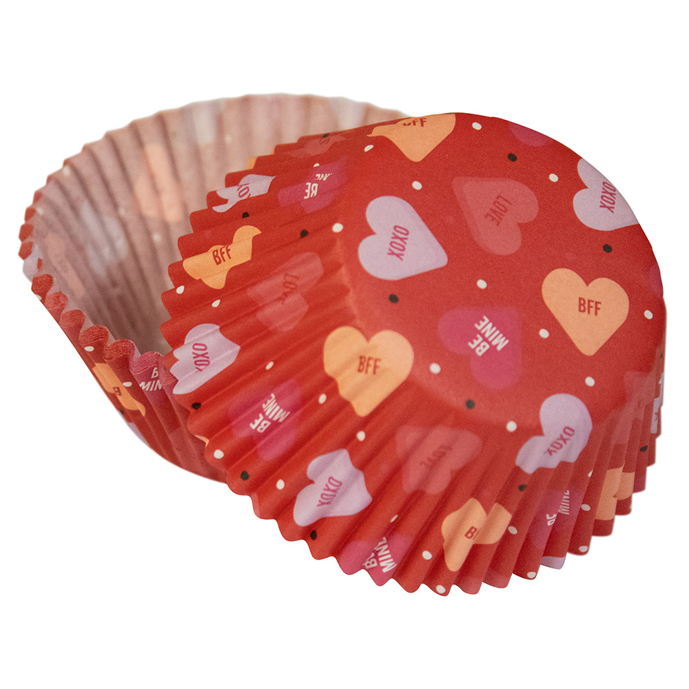 Wilton Candy Hearts Standard Baking Cups, Pack of 24