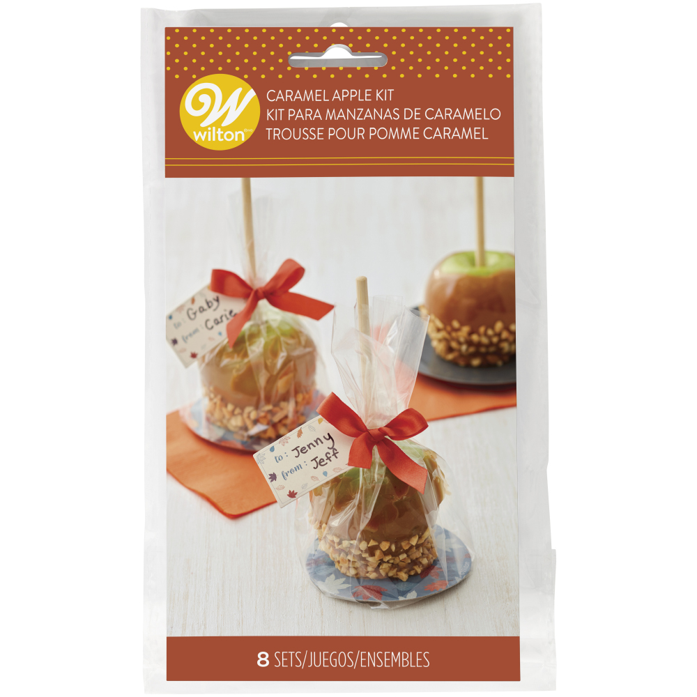 Wilton Caramel Apple Treat Bag Kit, Pack of 8